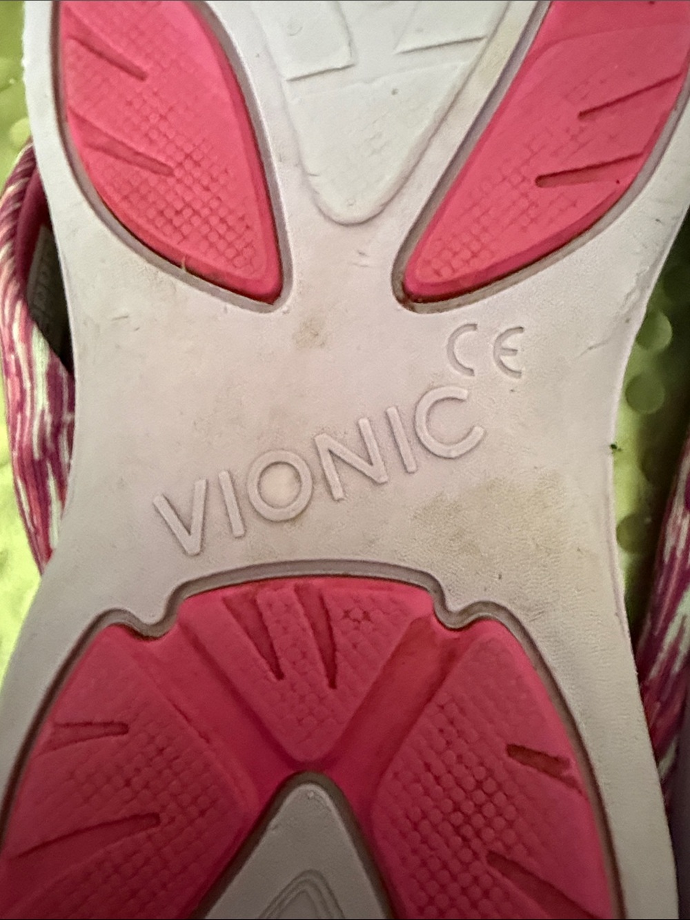 Vionic Purple and Pink Women's Flip Flop Sandals - Picture 9 of 9